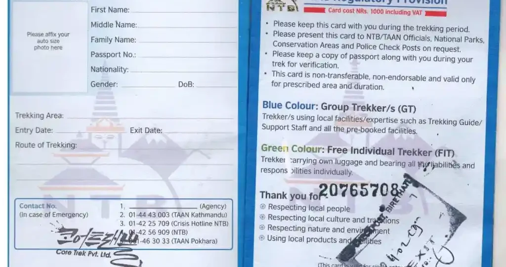 tims card in Nepal