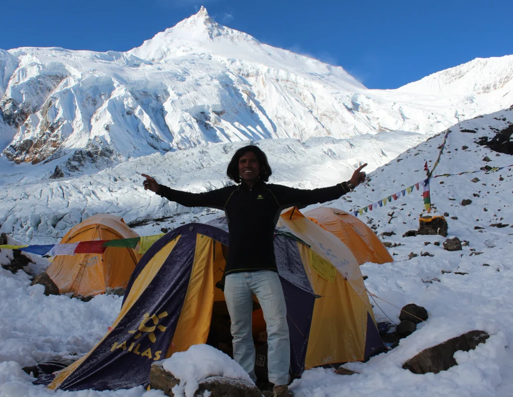 Manaslu Base camp (Elevation- 4850 Metres)